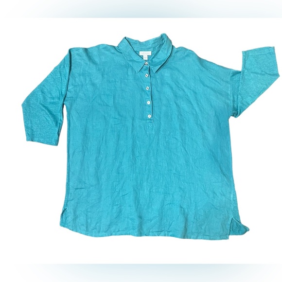 J. Jill 100% Linen Tunic Top - Picture 11 of 11